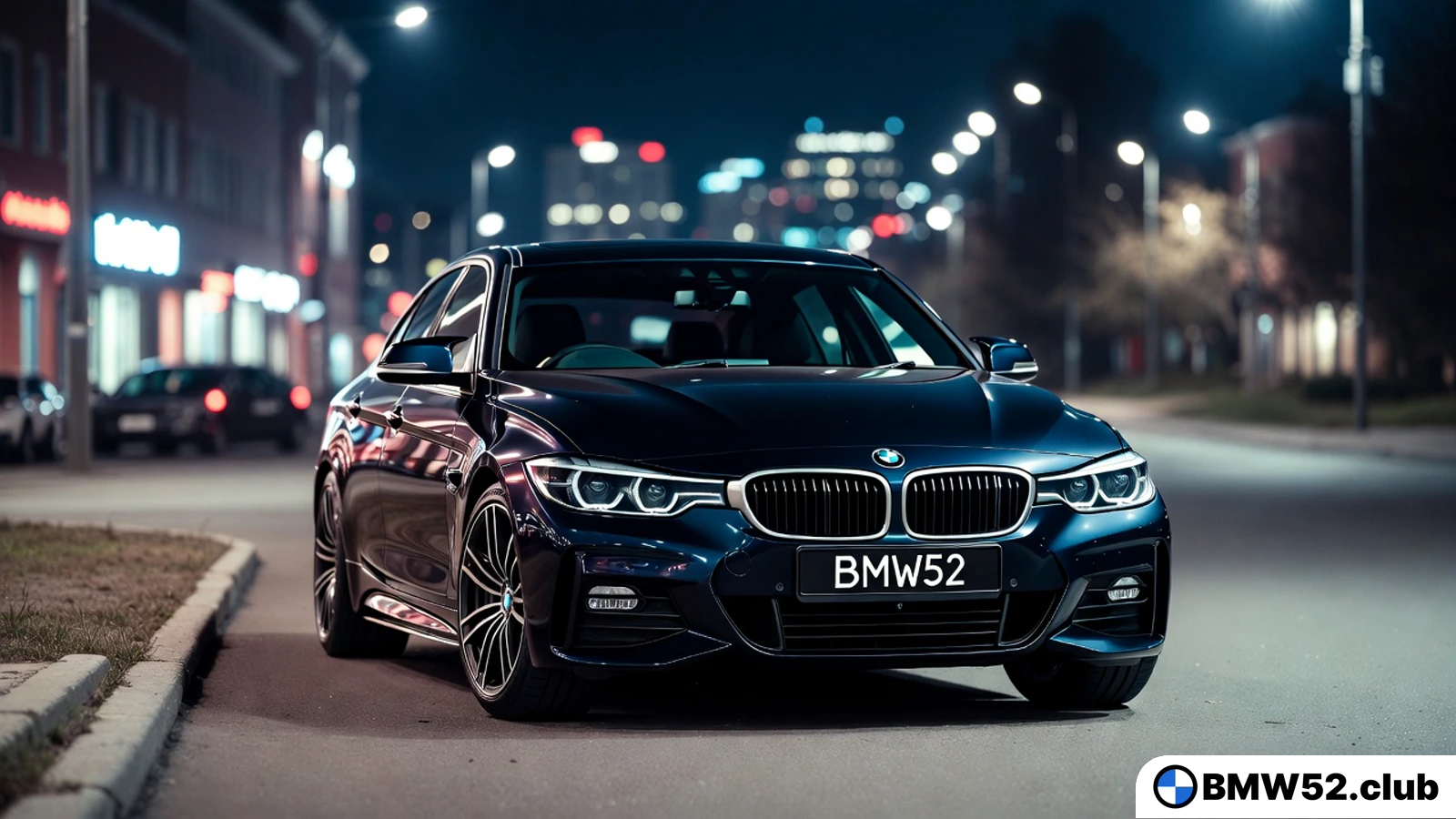 фото BMW ночью фото БМВ ночью