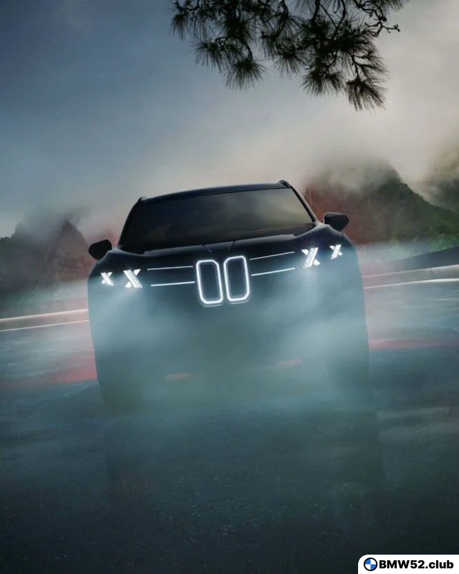 Новая BMW X5 2027 года демонстрирует светящийся X в фарах