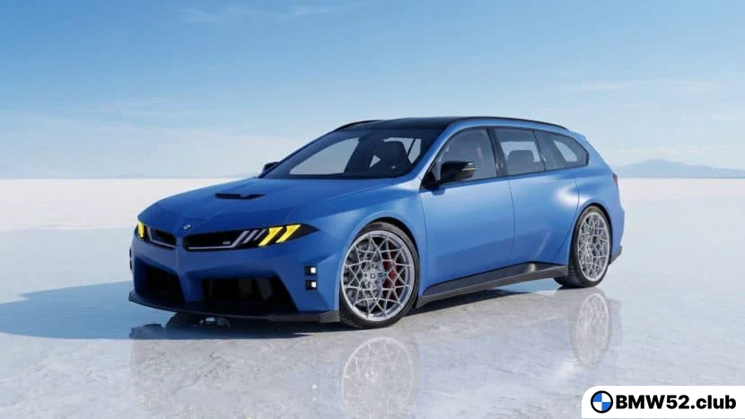 Представляем рендер электрического BMW M3 Touring который мы так ждем